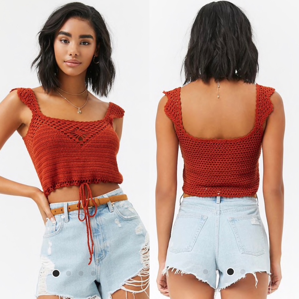 Forever 21 - Crochet Crop Top